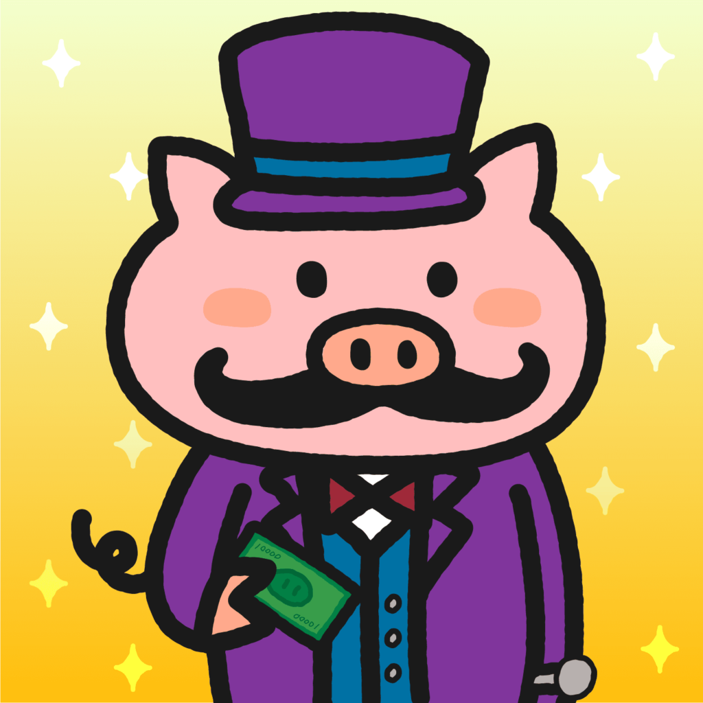 Cute Pigs #14 大富豪