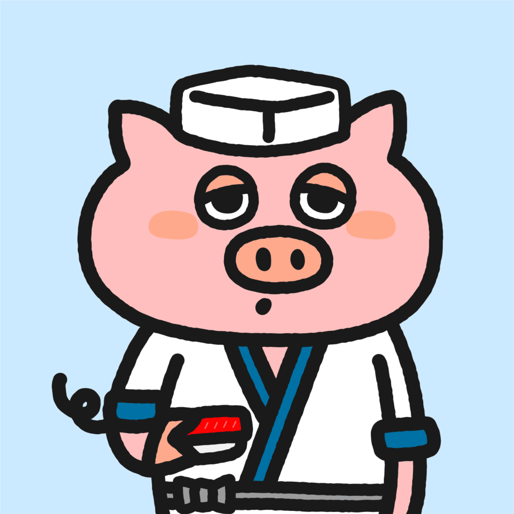 Cute Pigs #16 寿司職人