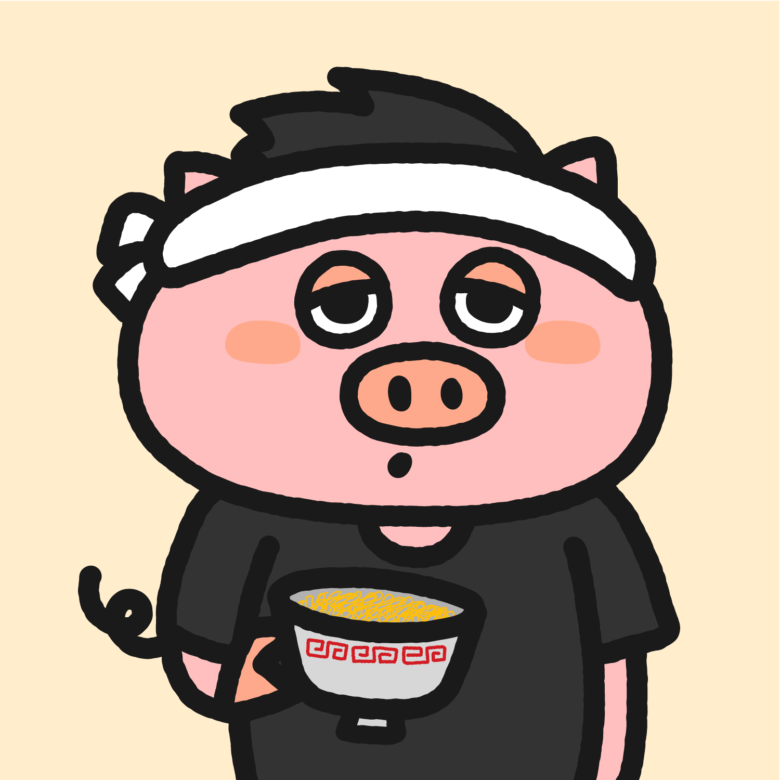 Cute Pigs NFT　23ラーメン屋